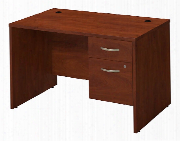 48"w X 30"d Desk Shell With 3/4 Pedestal By Bush