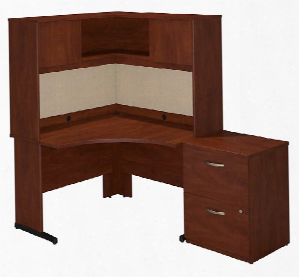 48"w X 48"d C Leg Corner Desk With Storage By Bush