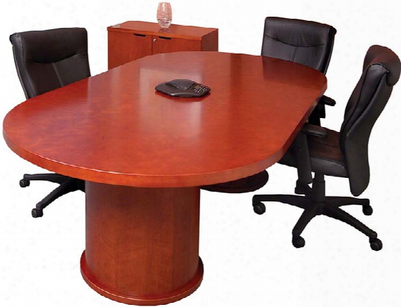 6' Racetrack Conference Table By  Mayline Office Furniture