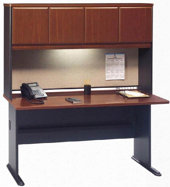 60" Desk With Hutch By Bush