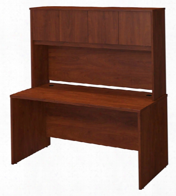 60"w X 30"d Desk Shell With Hutch By Bush