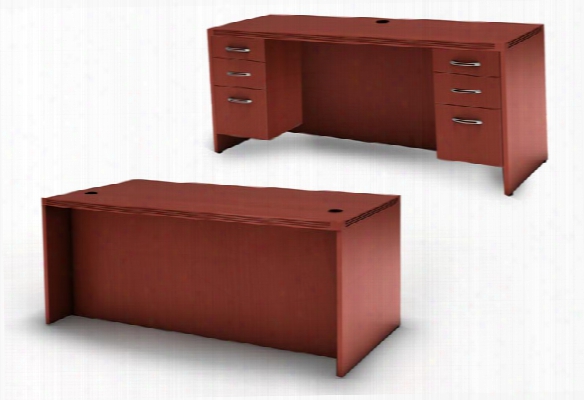 72" Conference Front Desk With Credenza By Mayline Office Furniture