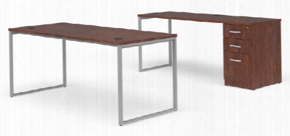 72" Desk With Credenza Set By Ofm