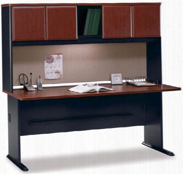 72" Desk With Hutch By Bush