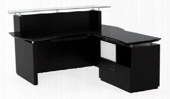 72" L Shaped Reception Desk By Mayline Office Furniture