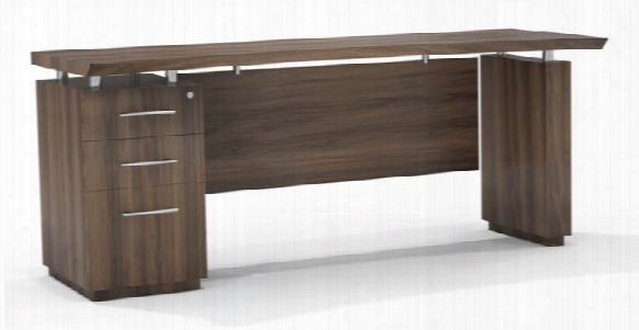 72" Single Pedestal Credenza By Mayline Office Furniture