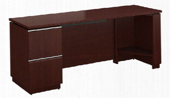 72" X 24" Single Pedestal Credenza By Bush