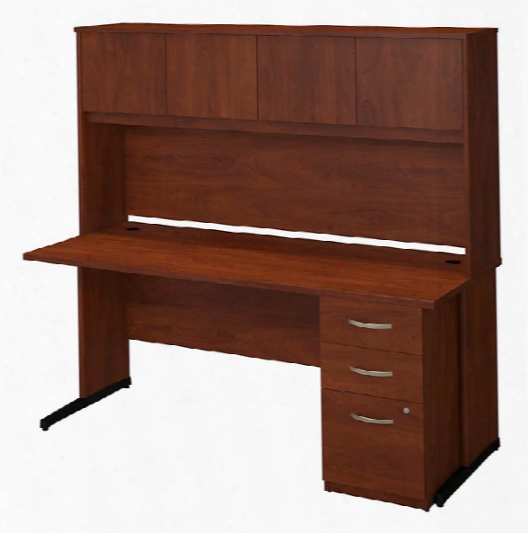 72"w X 30"d C-leg Desk With Storage By Bush