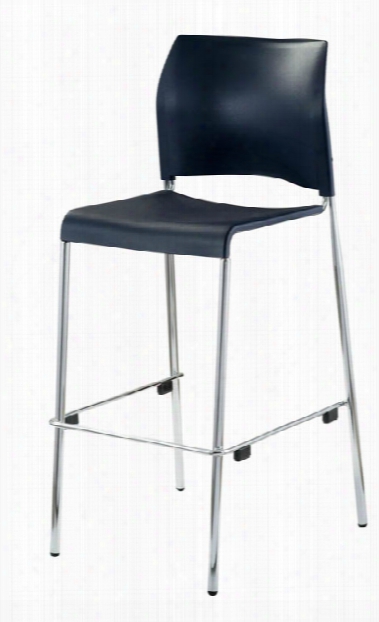 Barstool - Plastic Seat By National Public Seating