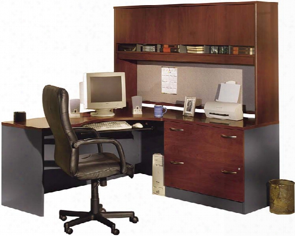 Corner Desk With Hutch By Bush