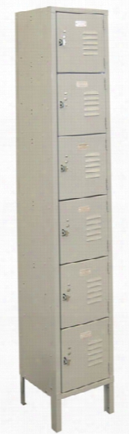 Corridor Locker - 6 Tier 12"w X 12"d X 72"h By Office Source