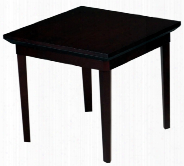 Corsica Wood End Table By Mayline Office Furniture