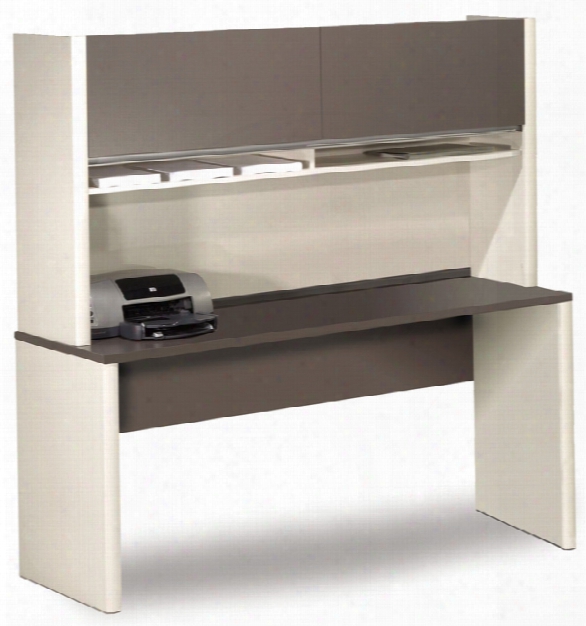 Credenza Wiht Hutch By Bestar