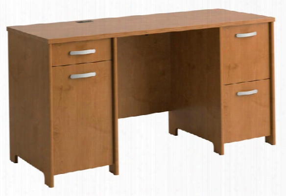 Double Pedestal Desk By Bush