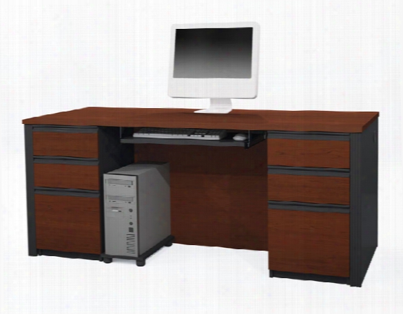 Double Pedestal Executive Desk 99850 By Bestar