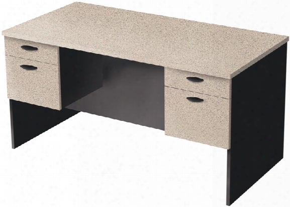 Double Pedestal Executive Desk By Bestar