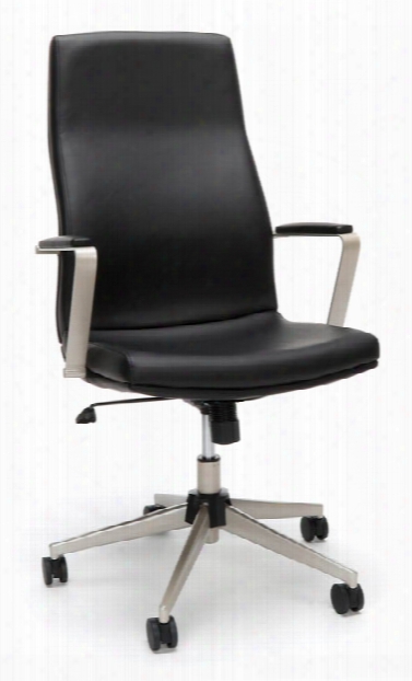 High Back Bonded Leather Manager Chair By Ofm