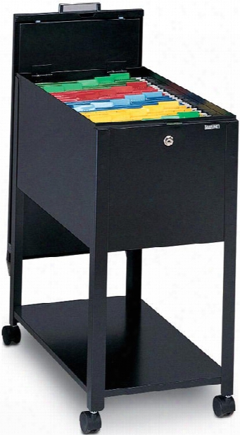 Letter Size Mobile File With Lid By Mayline Office Furniture