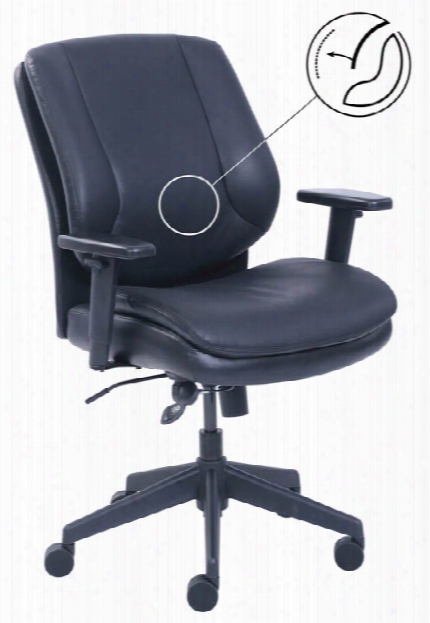 Mid Back Swivel Chair With Tilt-tension By Office Source