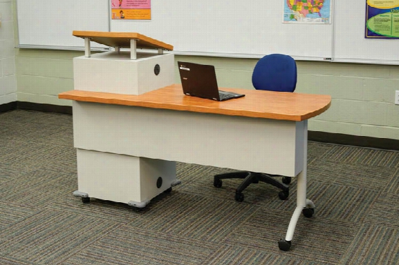 Mobile Podium Desk By Office Source