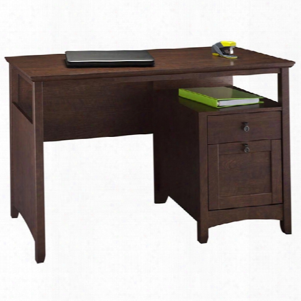 Single Pedestal Desk By Bush