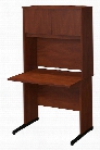 36"W x 30"D C-Leg Desk with Hutch by Bush