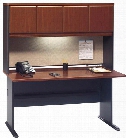 60" Desk with Hutch by Bush