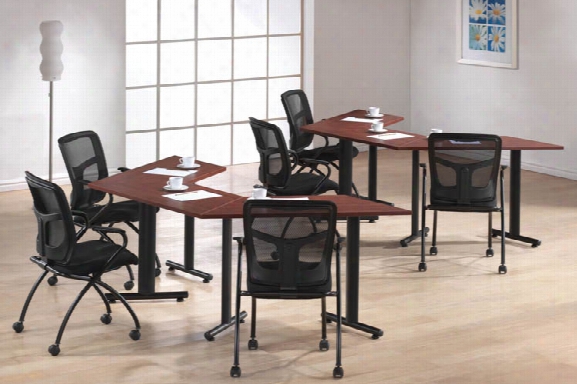 Trapezoid Top Training Tables 48" X 30" (6) By Office Source