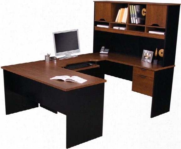 U Shaped Computer Work Station By Bestar