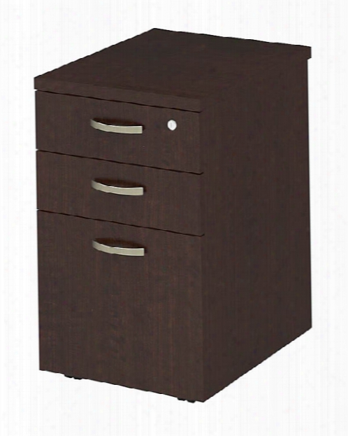 16"w Mobile File Cabinet By Bush