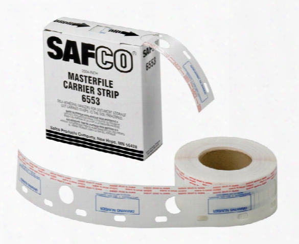 2-1/2"w Polyester Carrier Strips For Masterfile 2 By Safco Office Furniture