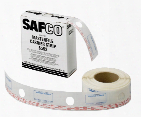 2-1/4"w Polyester Carrier Strips For Masterfile 2 By Safco Office Furniture