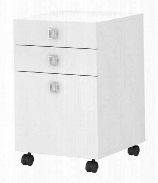 3 Drawer Mobile File Cabinet By Bush