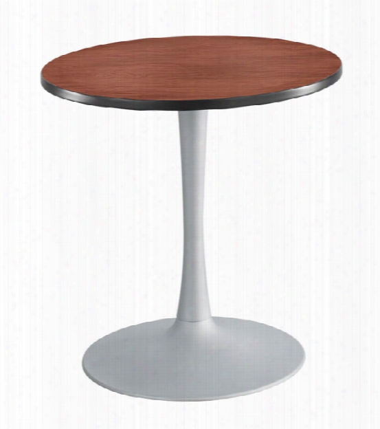 30" Round, Trumpet Base, Sitting Height Table By Safco Office Furniture