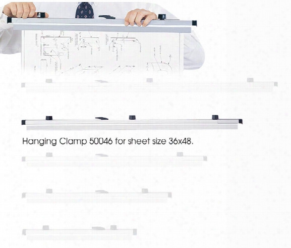 36" Hanging Clamps For 36" X 48" Sheets By Safco Office Furniture