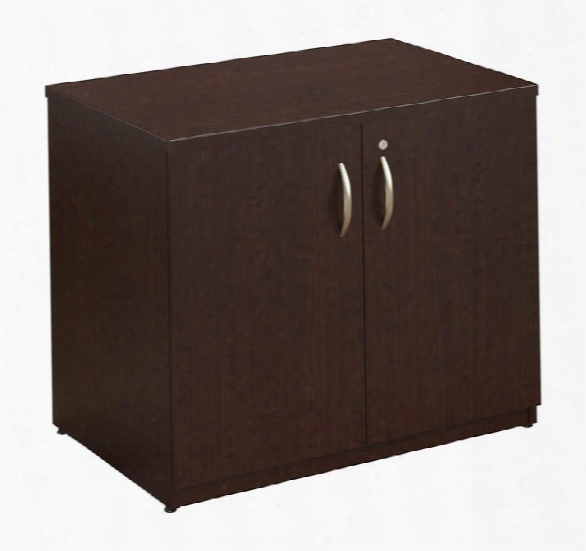 36"w Storage Cabinet With Doors And Shelves By Bush