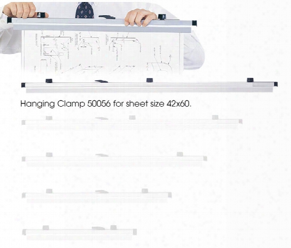 42" Hanging Clamps For 42" X 60" Sheets By Safco Office Furniture