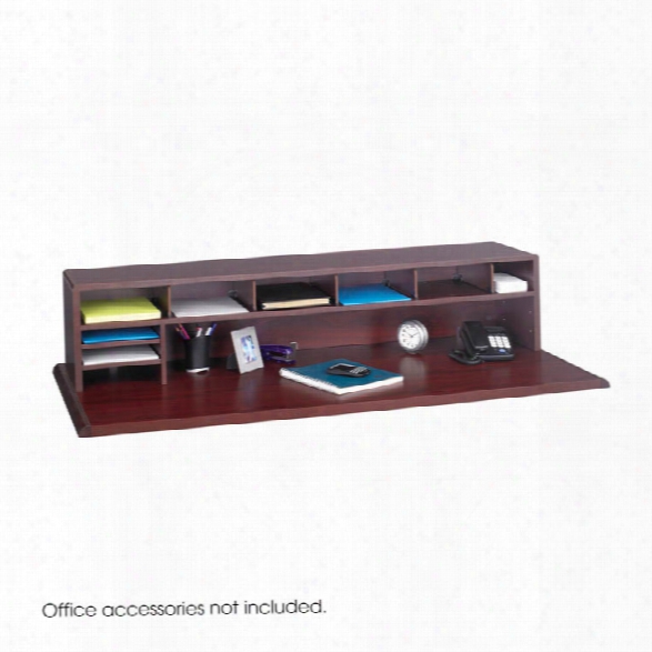 58"w Low Profile Desk Top Organizer By Safco Office Furniture