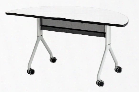 60" X 30" Half Round Table By Safco Office Furniture