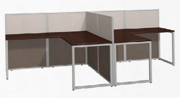 60"w 2 Person L Desk Open Office By Bush