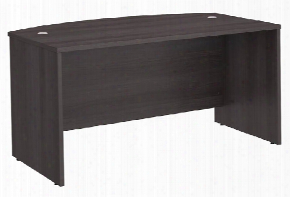 60"w X 36"d Bow Front Desk By Bush