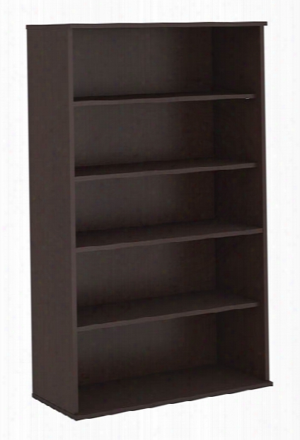 66"h 5 Shelf Bookcase By Bush