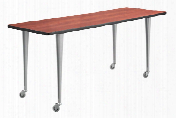 72" X 24" Mobile Table With Casters By Safco Office Furniture
