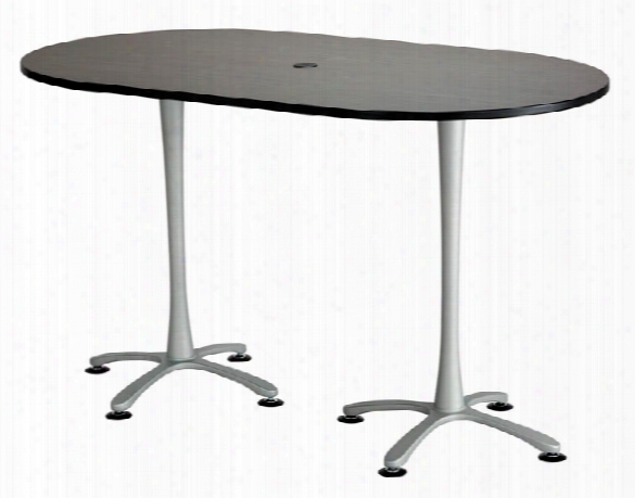 72"x42", Racetrack Table, Bistro-height By Safco Office Furniture