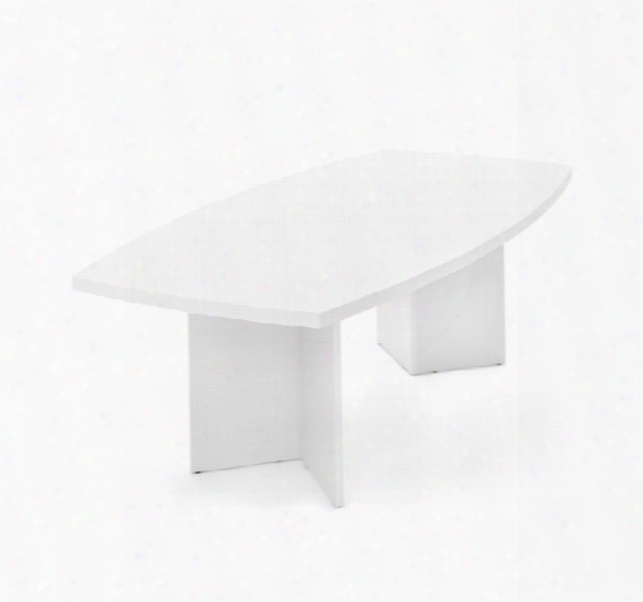 8' Boat-shaped Connference Table By Bestar