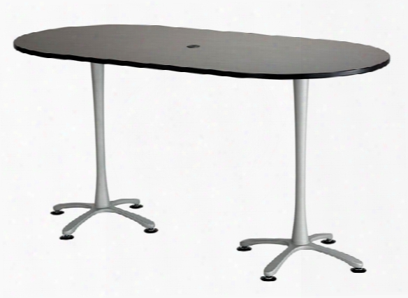 84"x42", Racetrack Table, Bistro-height By Safco Office Furniture