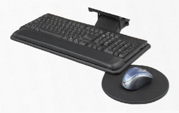 Adjustable Keyboard Platform With Swivel Mouse Tray By Safco Office Furniture