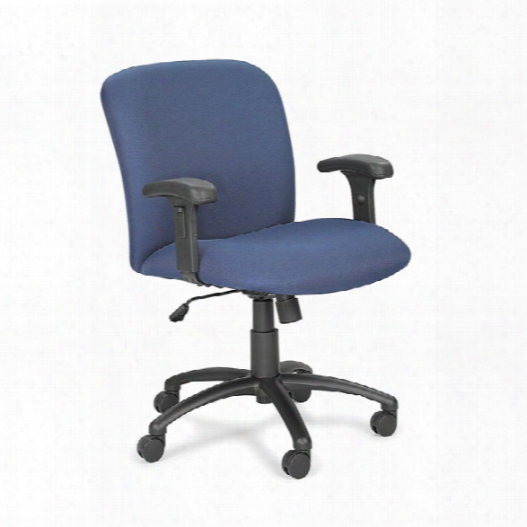 Big And Tall Mid Back Chair With Arms By Safco Office Furniture