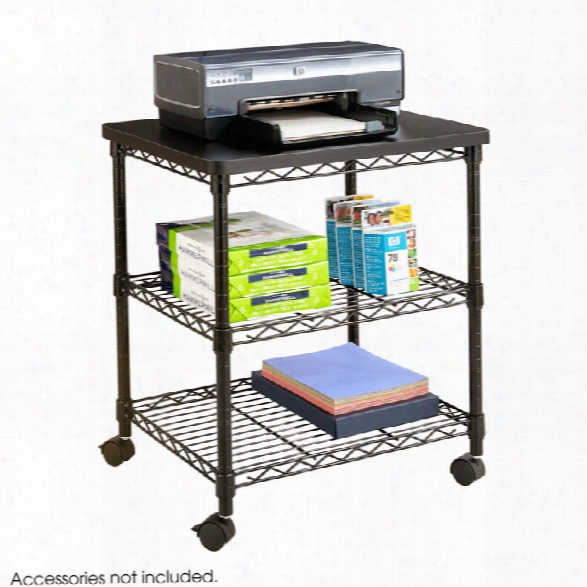 Deskside Wire Machine Stand By Safco Office Furniture