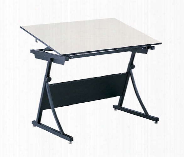 Drafting Table, 60" X 37 1/2" With Planmaster Height-adjustable Base By Safco Office Furniture